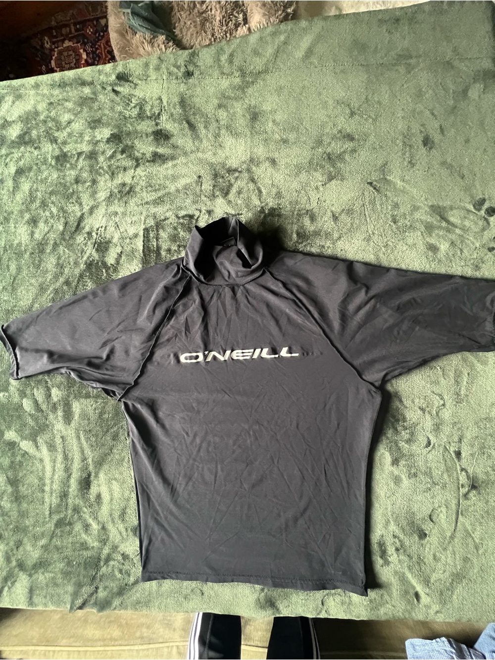 O'Neill Black Short-Sleeve Rash Guard